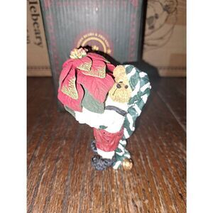 2006 Boyds Bears Collection Elmer Elfbeary Handmade Christmas Holiday Figurine